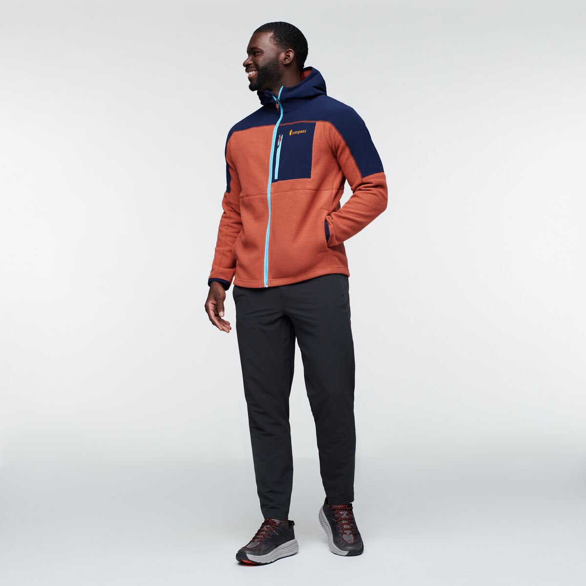 Alternative view of Abrazo Hooded Full-Zip Fleece Jacket - Men's