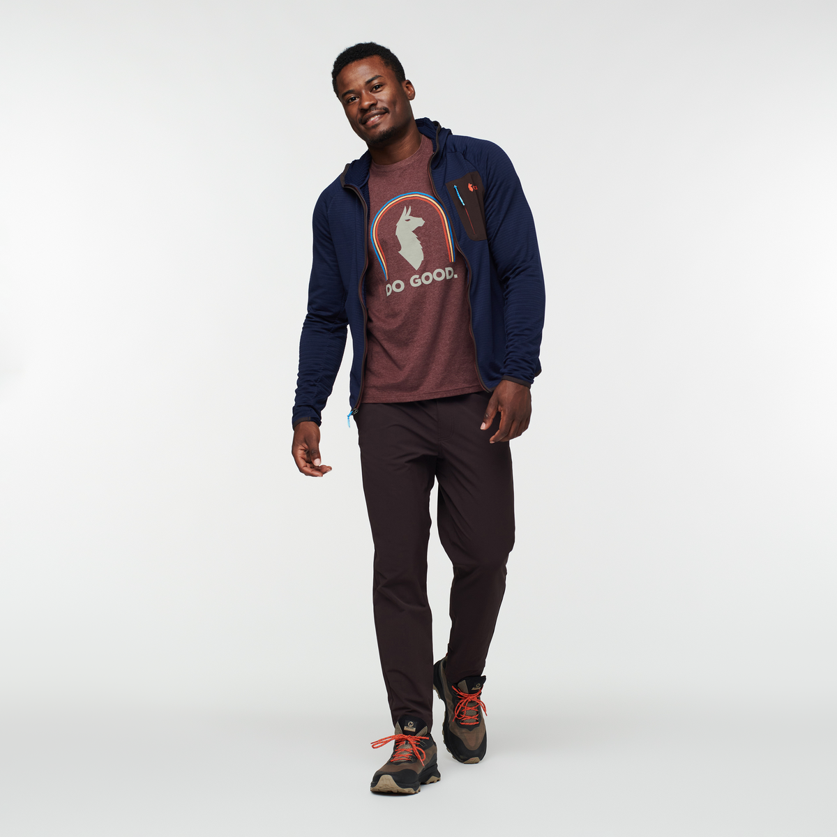 Alternative view of Otero Fleece Full-Zip Hooded Jacket - Men's