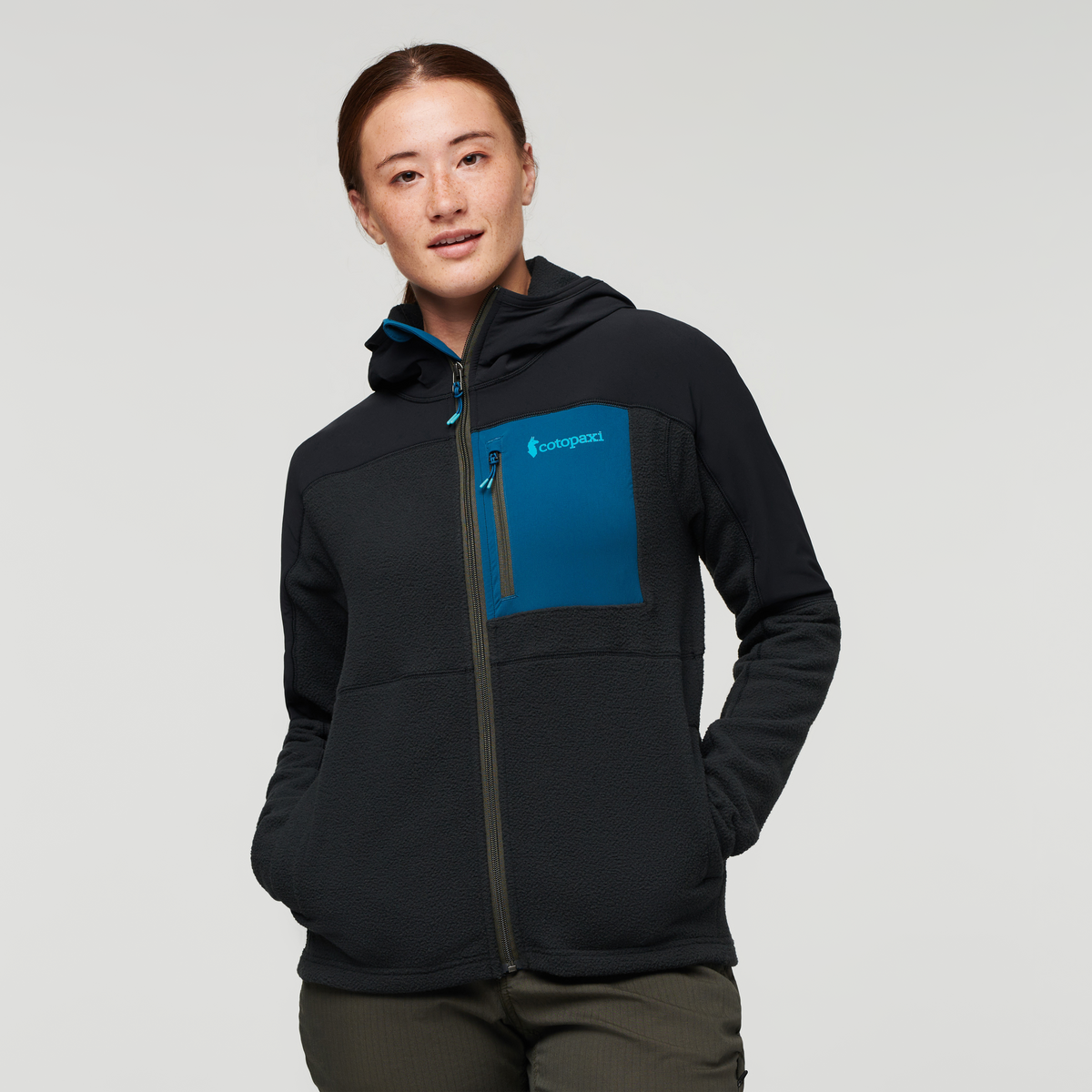 Alternative view of Abrazo Fleece Hooded Full-Zip Jacket - Women's