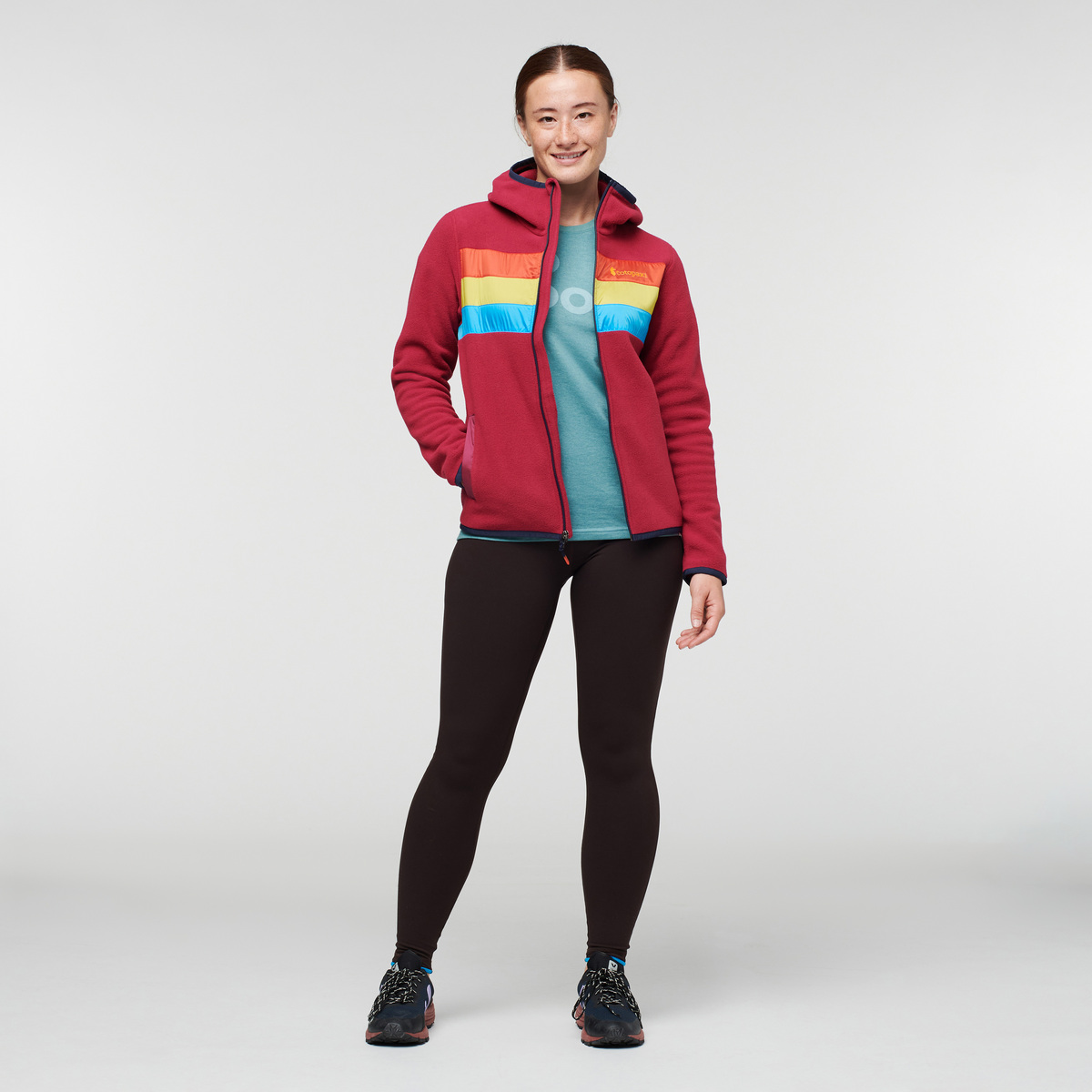 Alternative view of Teca Fleece Hooded Full-Zip Jacket - Women's