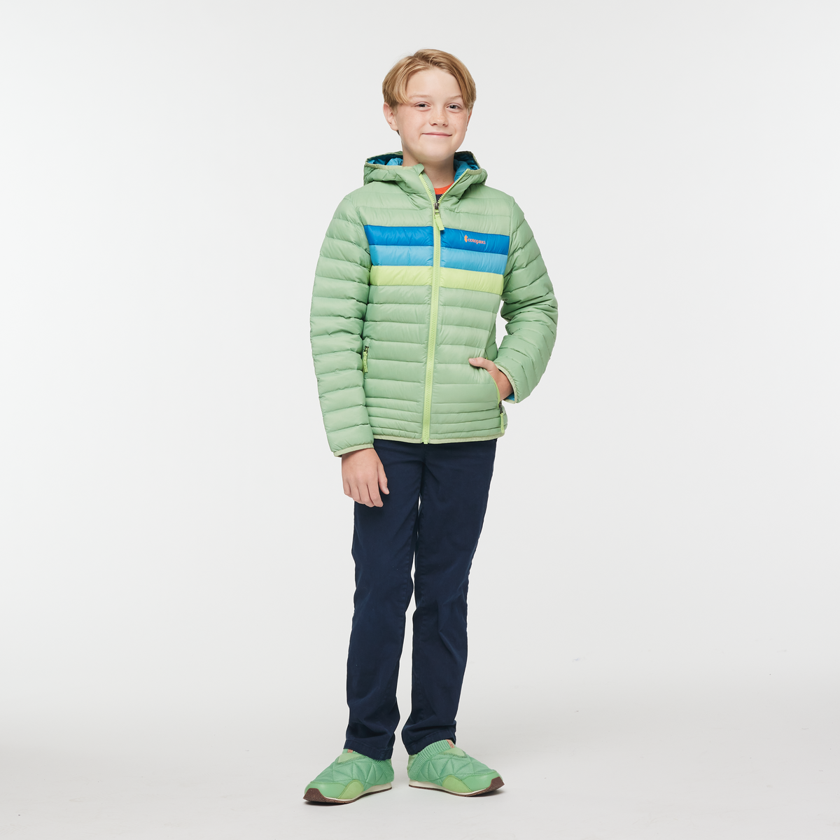 Fuego Hooded Down Jacket - Kids' - Image 10