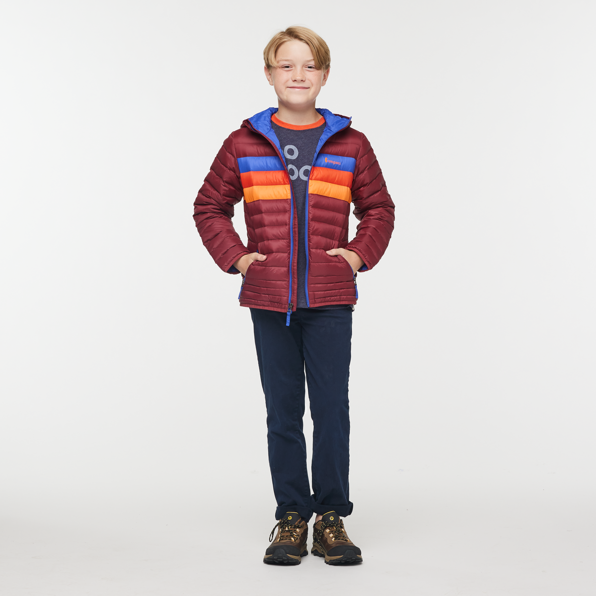 Fuego Hooded Down Jacket - Kids' - Image 2