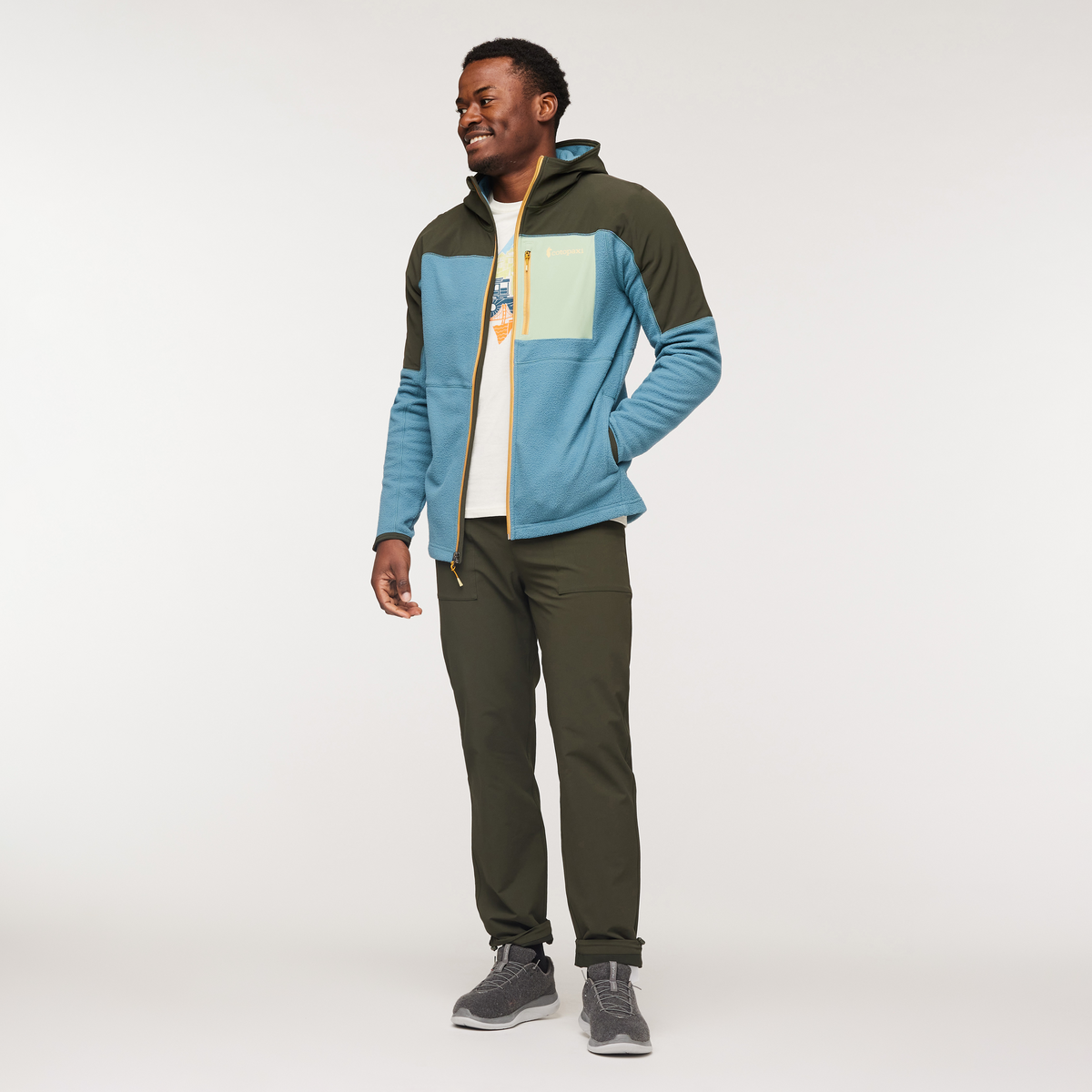 Alternative view of Abrazo Hooded Full-Zip Fleece Jacket - Men's