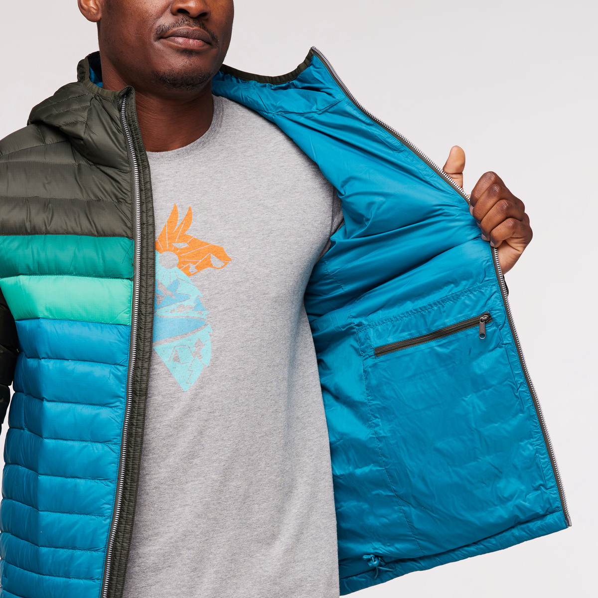 Fuego Hooded Down Jacket - Men's - Image 13