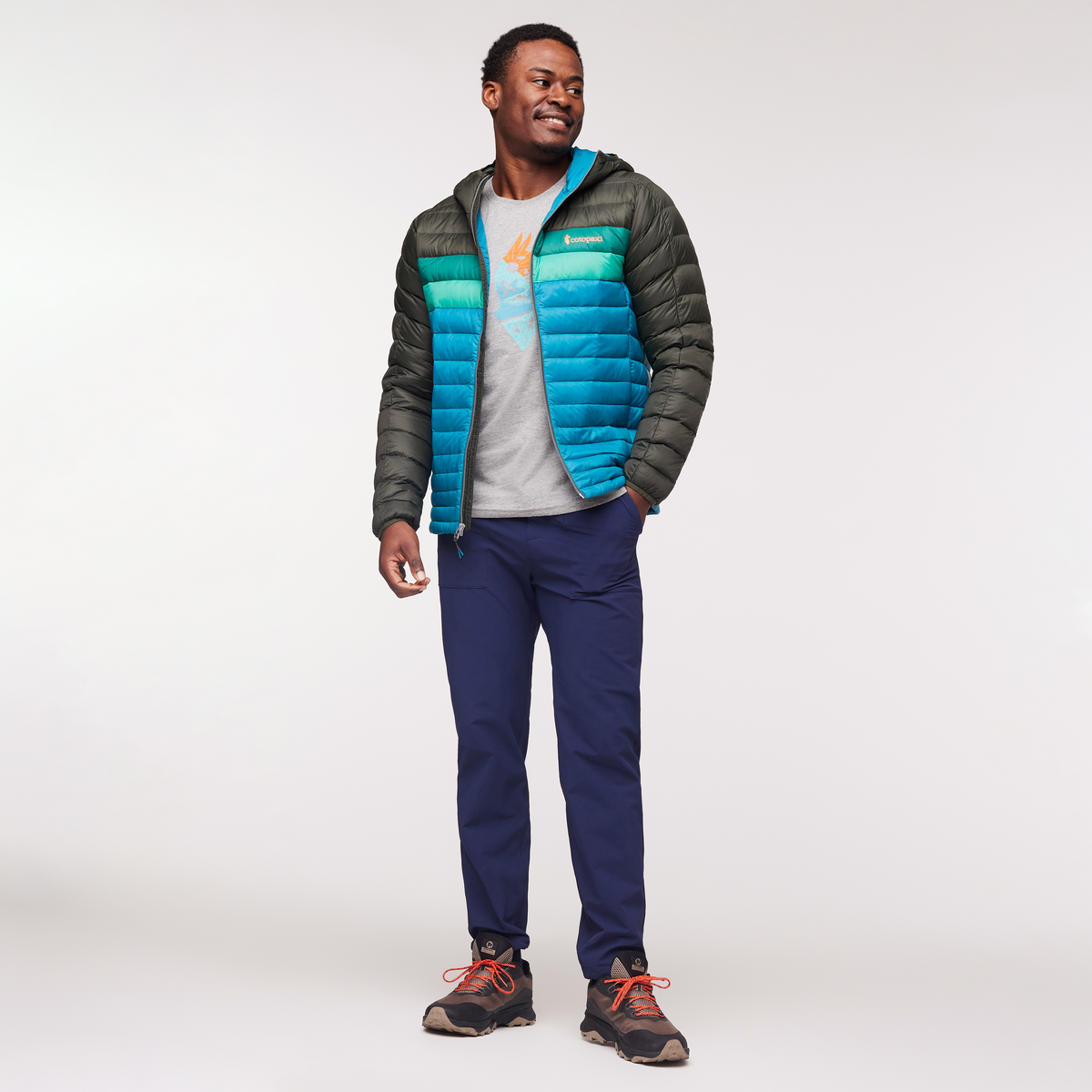 Fuego Hooded Down Jacket - Men's - Image 9