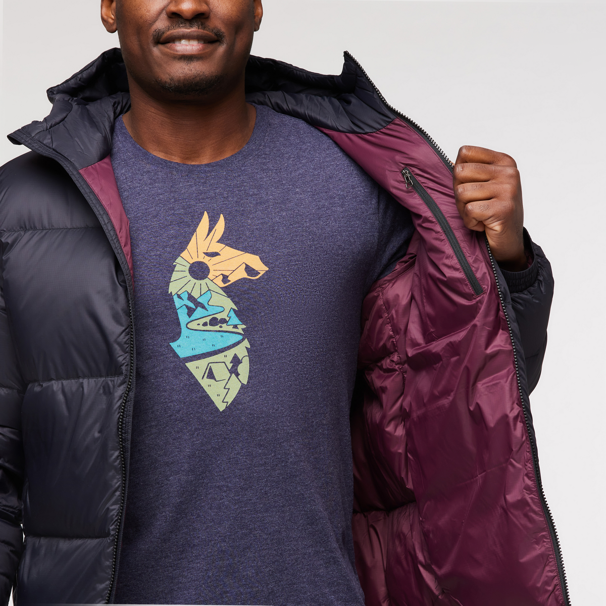Solazo Down Hooded Jacket - Men's - Image 12