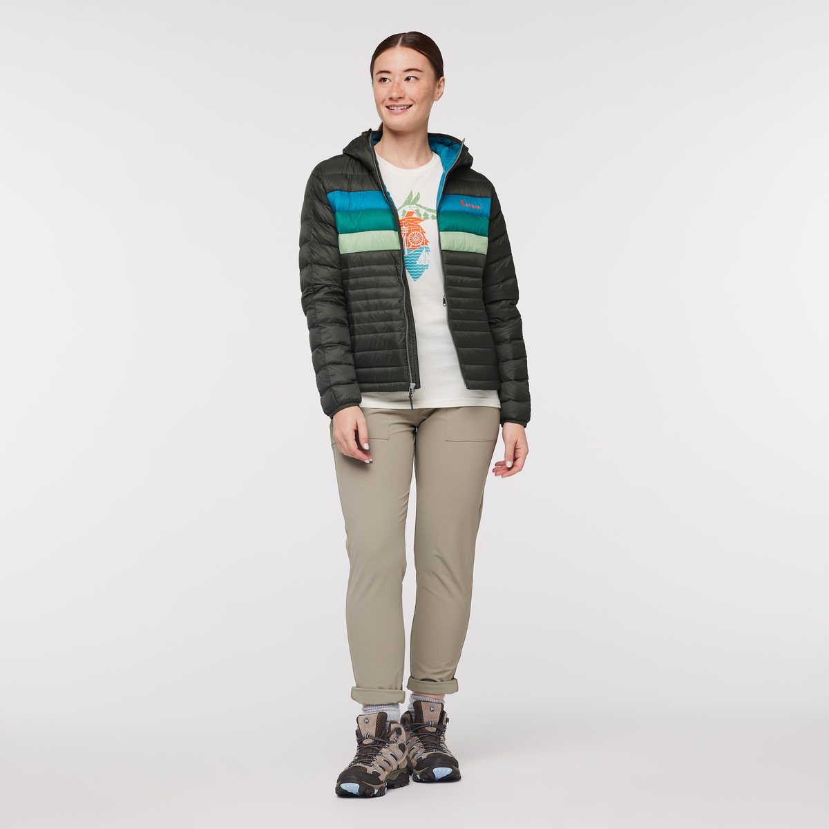 Fuego Hooded Down Jacket - Women's - Image 17