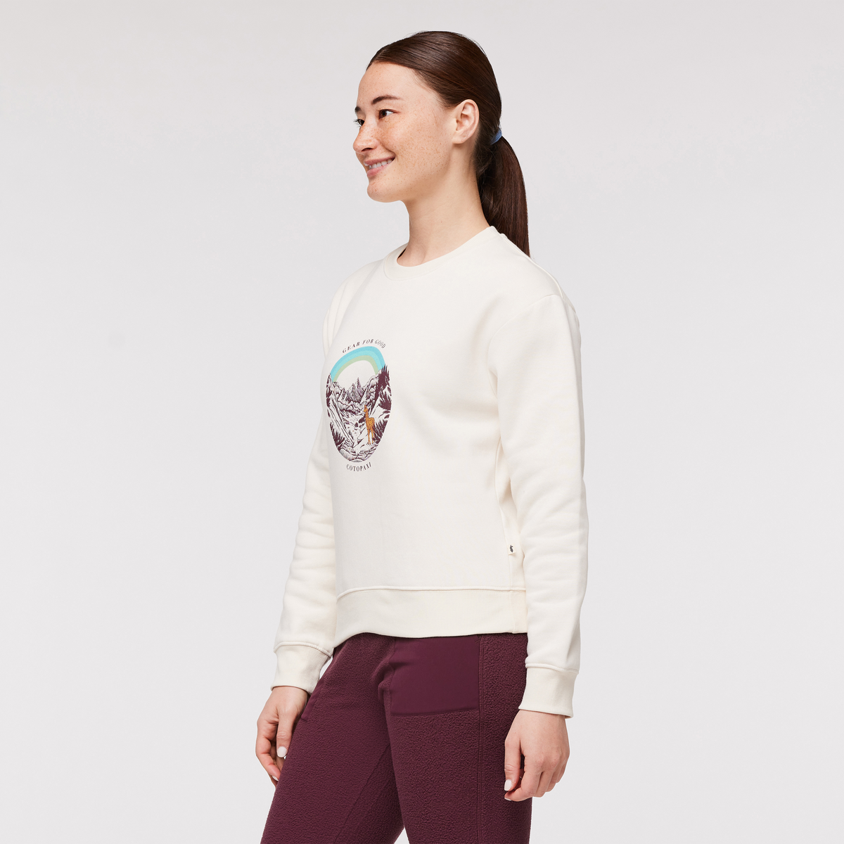 Traveling Llama Crew Sweatshirt - Women's - Image 3