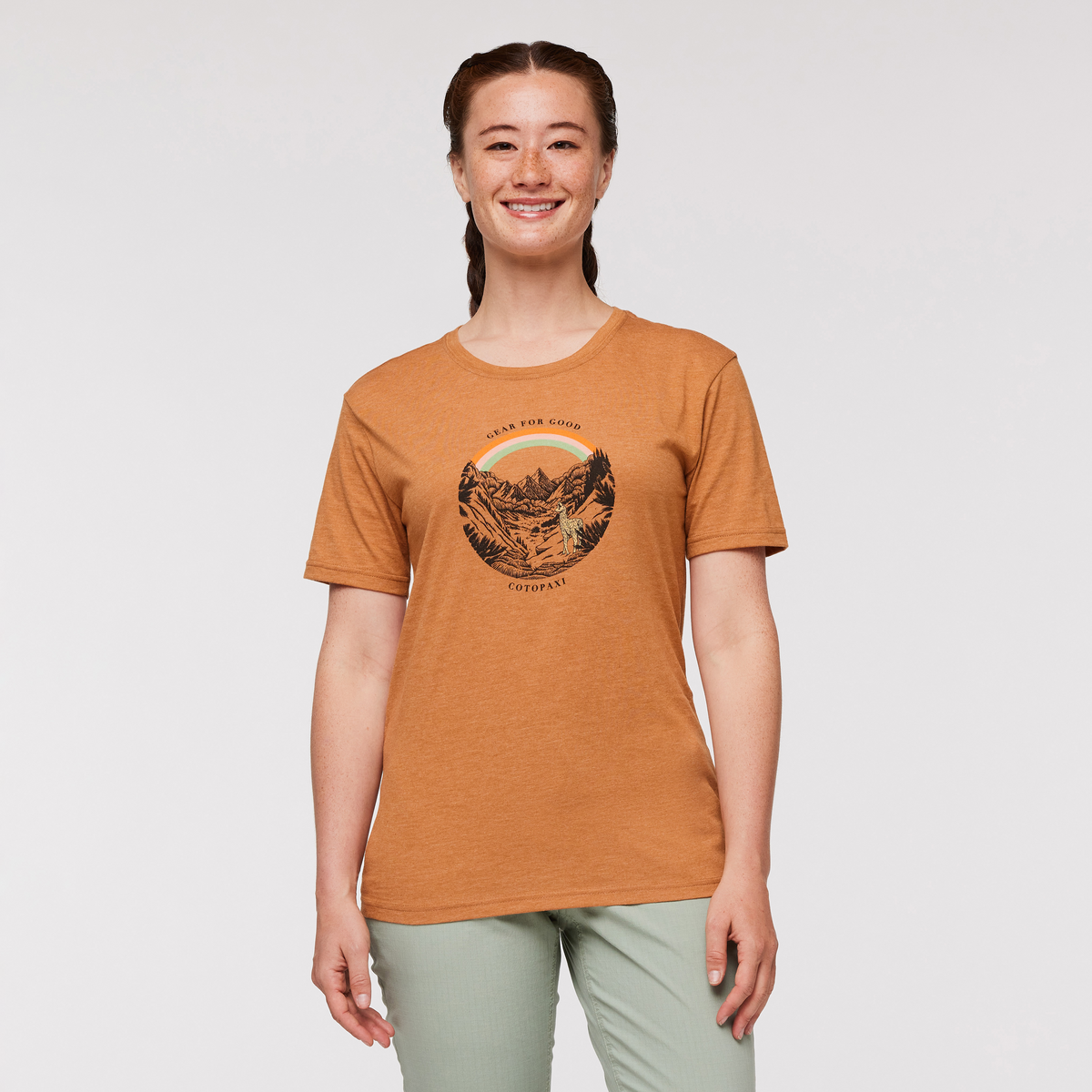 Traveling Llama T-Shirt - Women's
