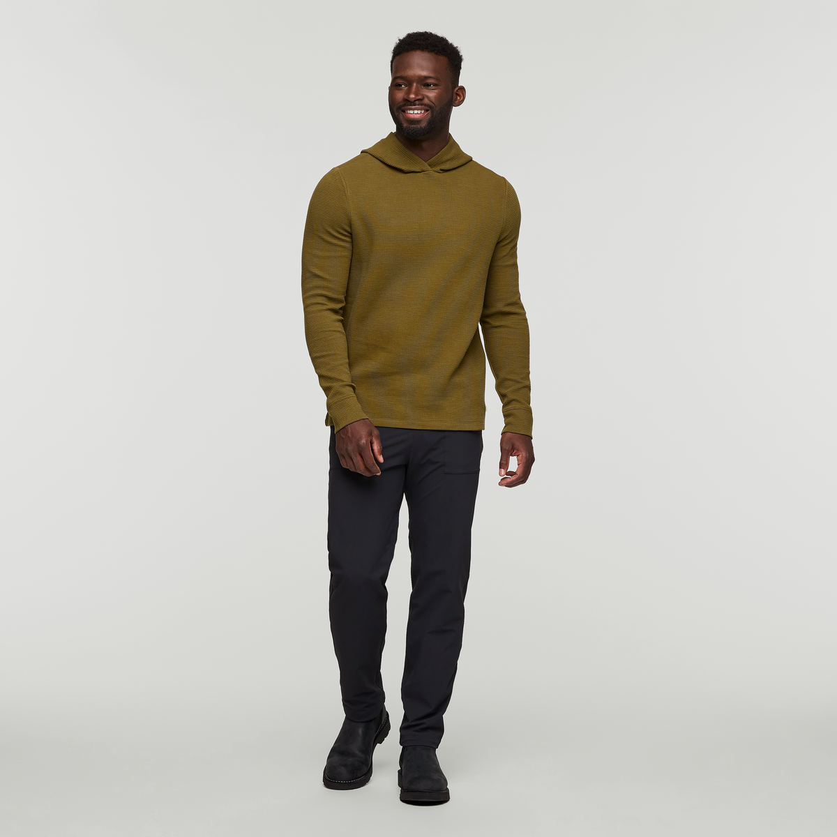 Alternative view of Atajo Long-Sleeve Waffle Hoodie - Men's