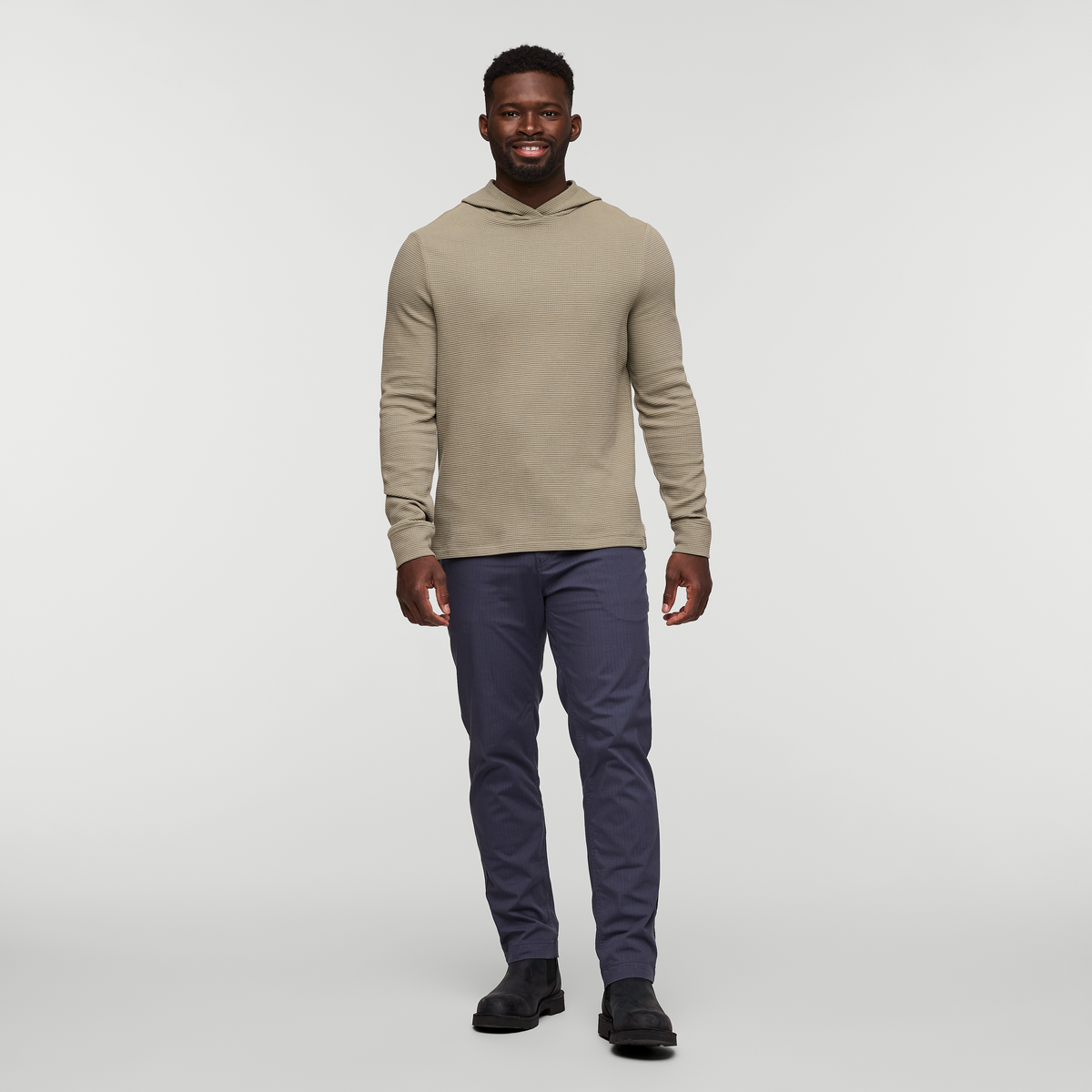 Alternative view of Atajo Long-Sleeve Waffle Hoodie - Men's