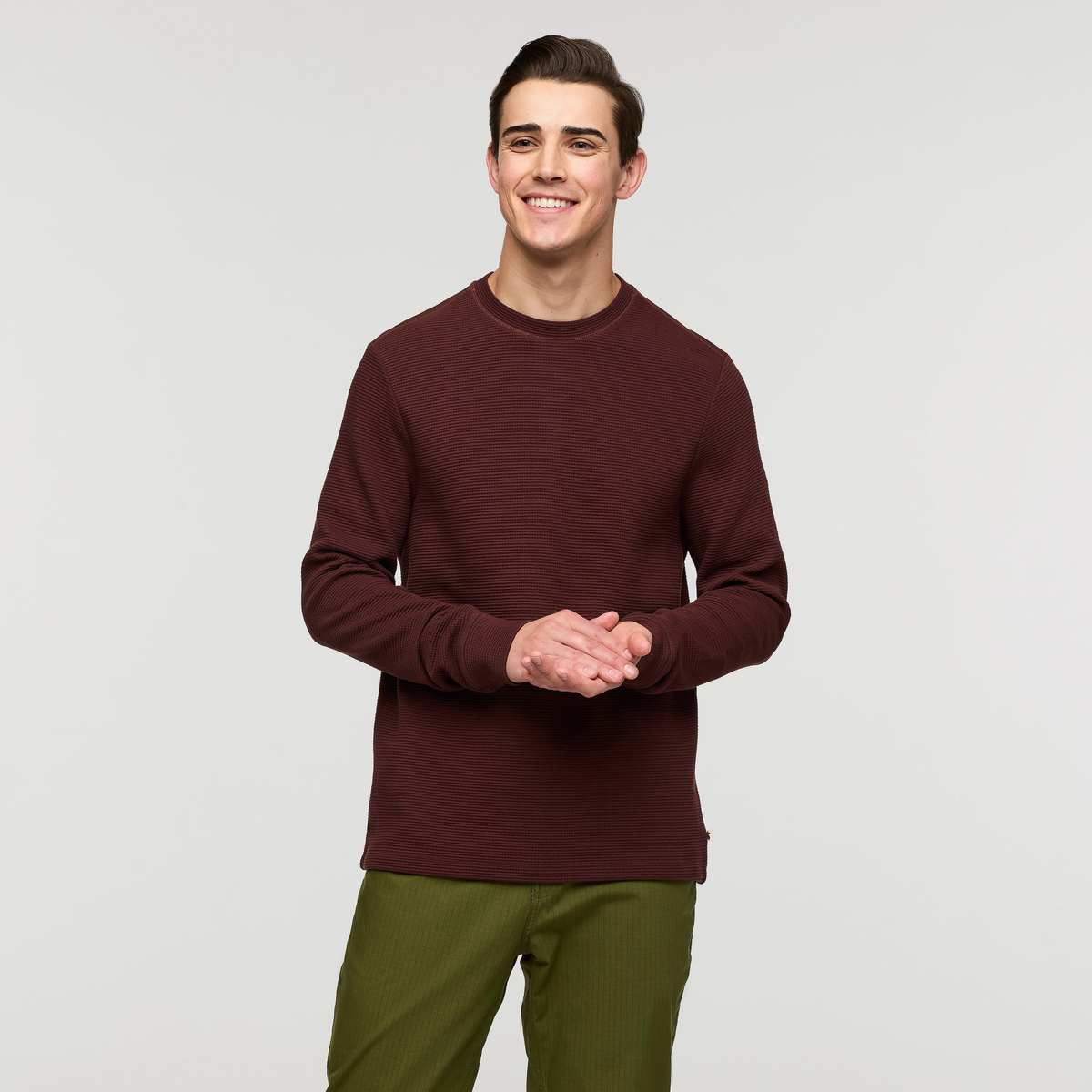 Atajo Long-Sleeve Waffle Shirt - Men's