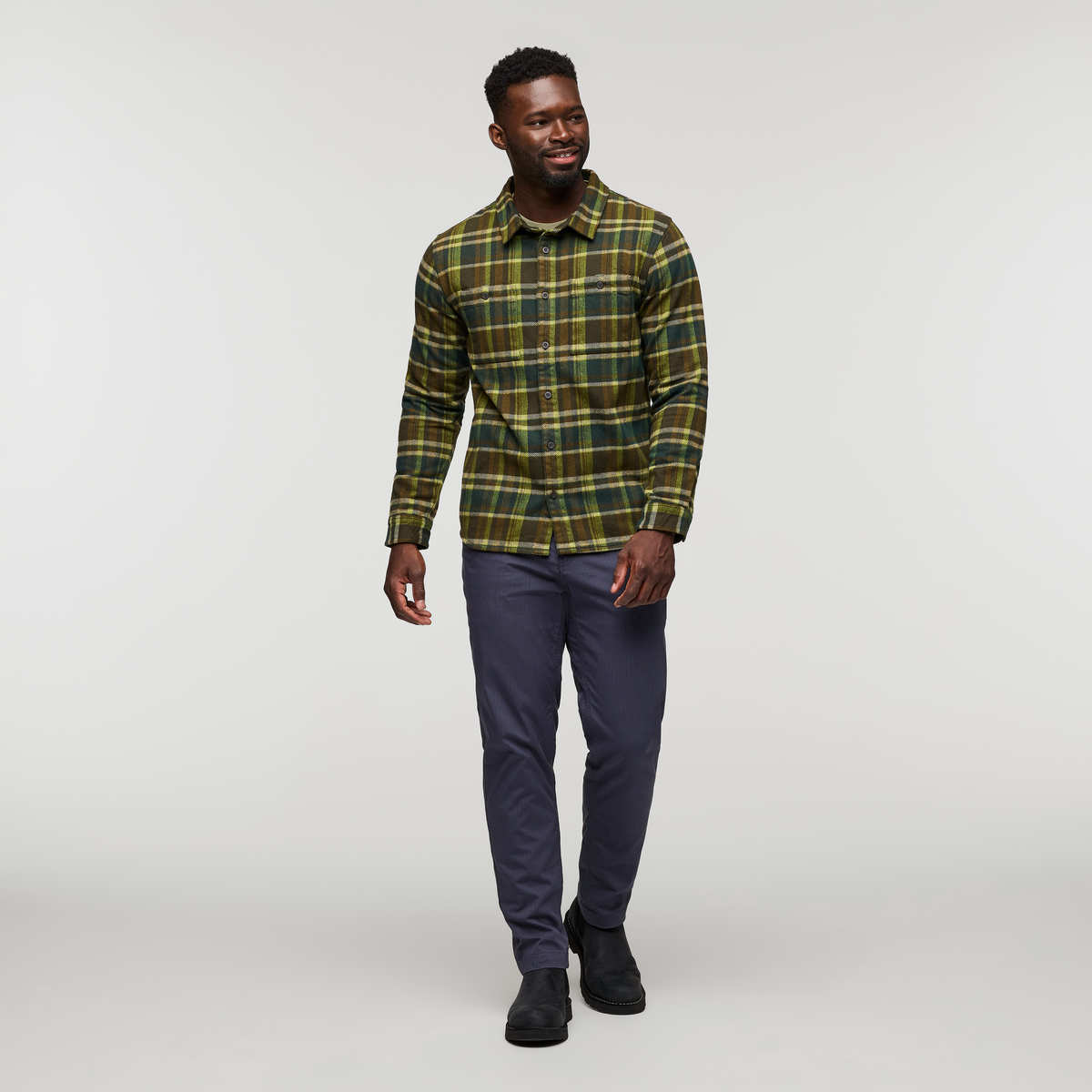 Mero Organic Flannel Shirt - Men's - Image 28