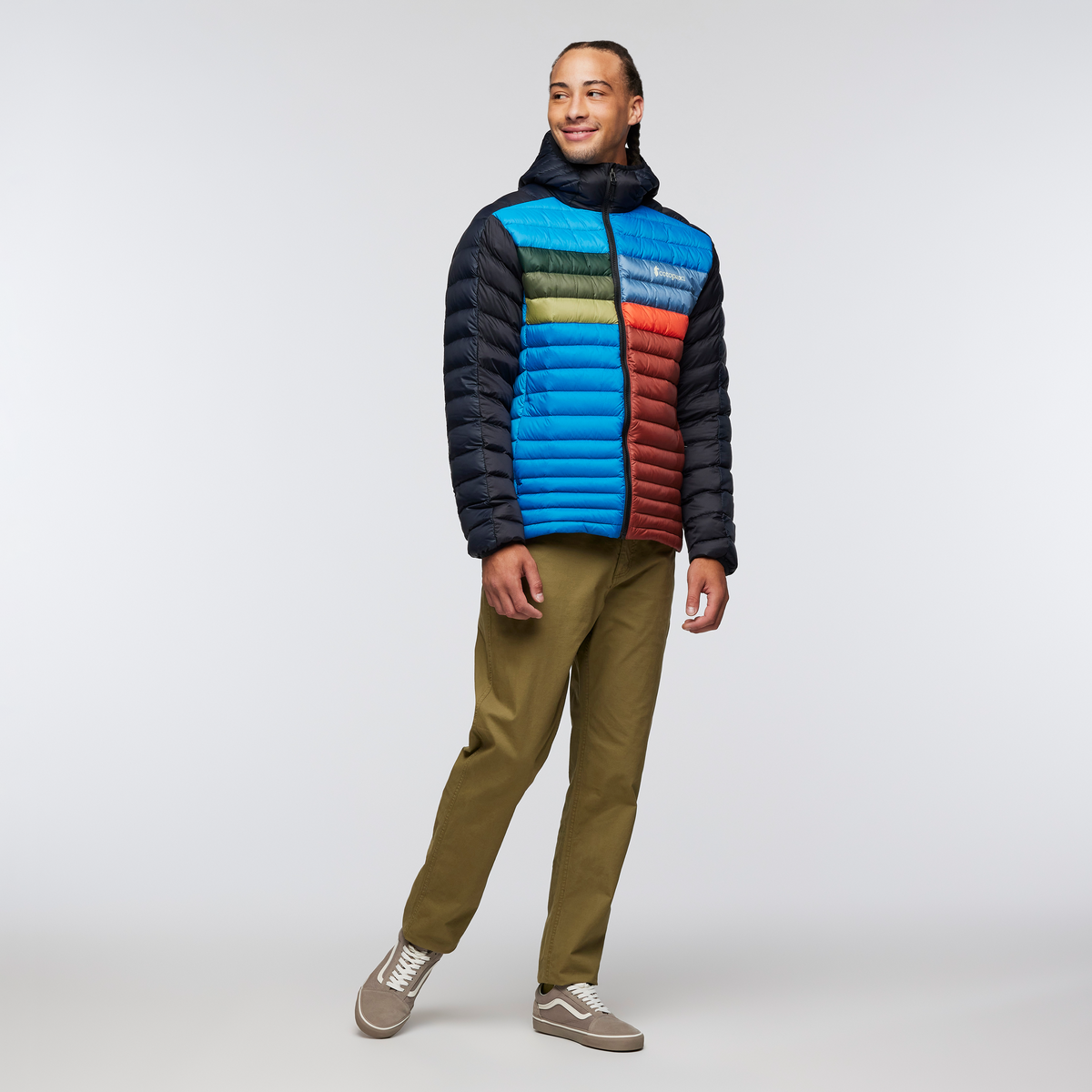 Alternative view of Funky Fuego Down Hooded Jacket - Men's
