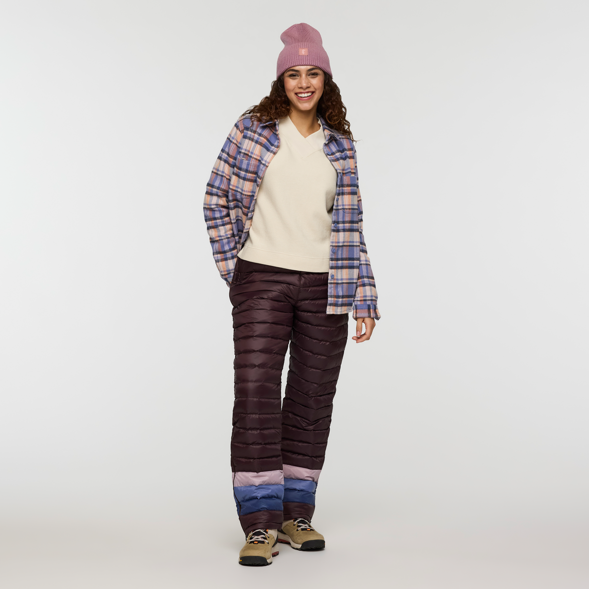 Alternative view of Atajo Long-Sleeve Waffle V-Neck - Women's