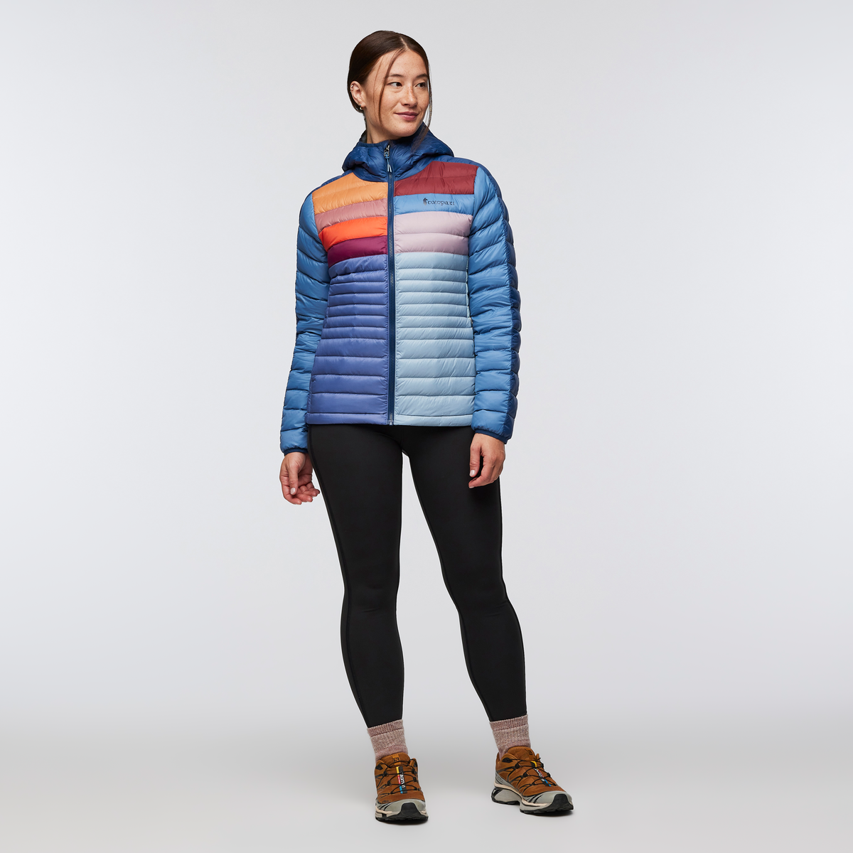 Alternative view of Funky Fuego Down Hooded Jacket - Women's