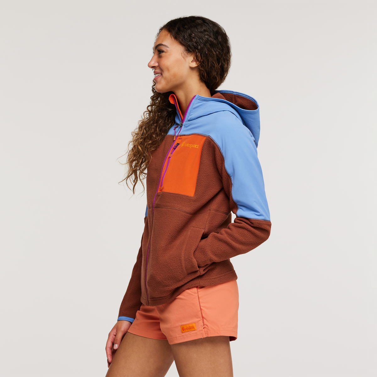 Abrazo Hooded Full-Zip Fleece Jacket - Women's black - Image 3