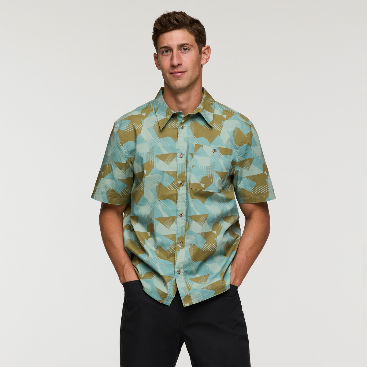 Estival Button Up Shirt - Print - Men's - Image 24