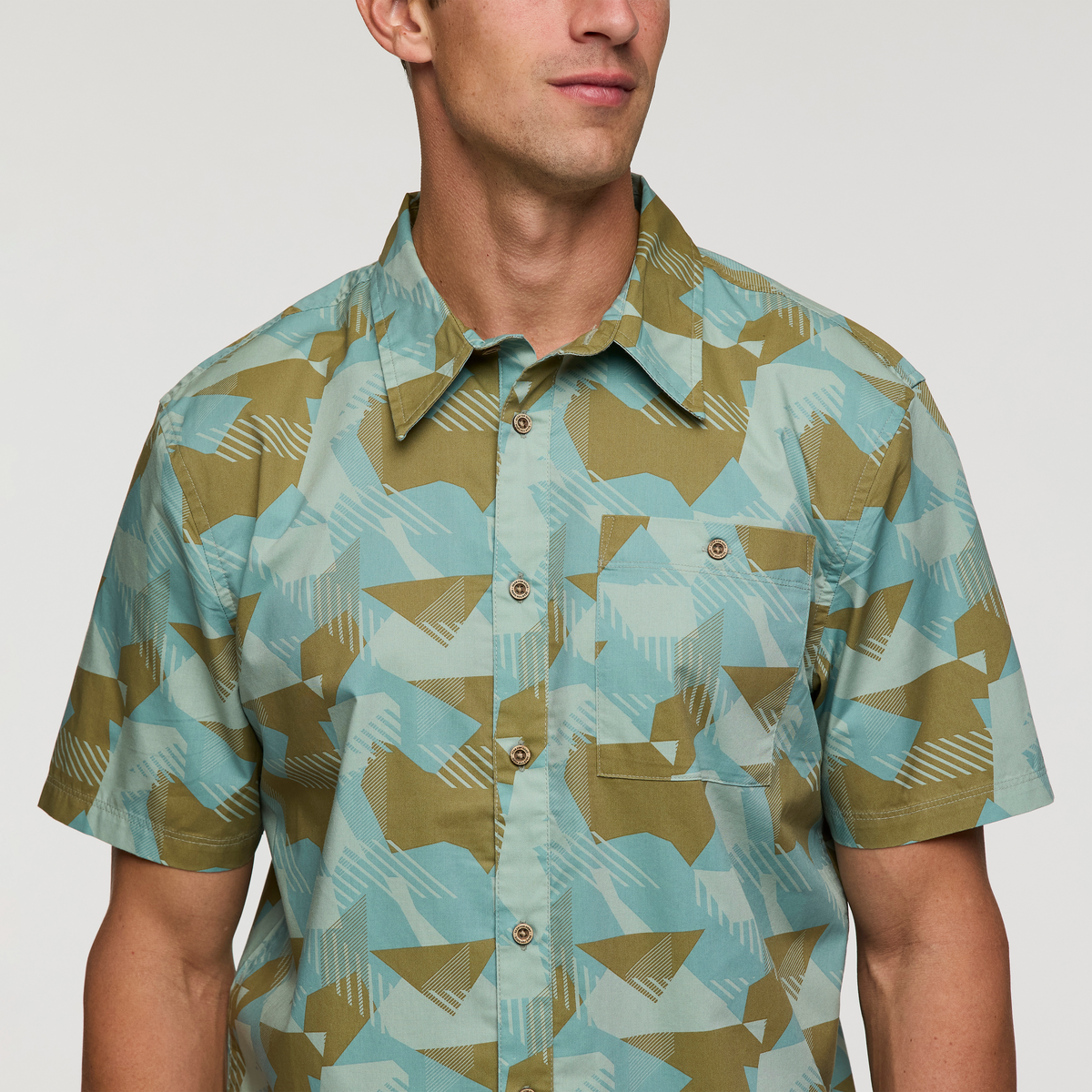 Estival Button Up Shirt - Print - Men's - Image 28