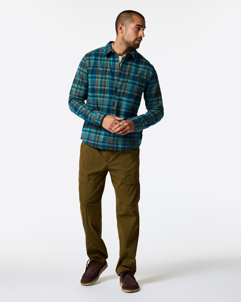 Alternative view of Mero Organic Flannel Shirt - Men's