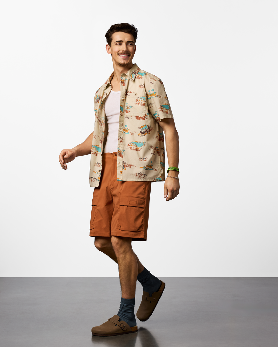 Alternative view of Estival Button Up Shirt - Print - Men's