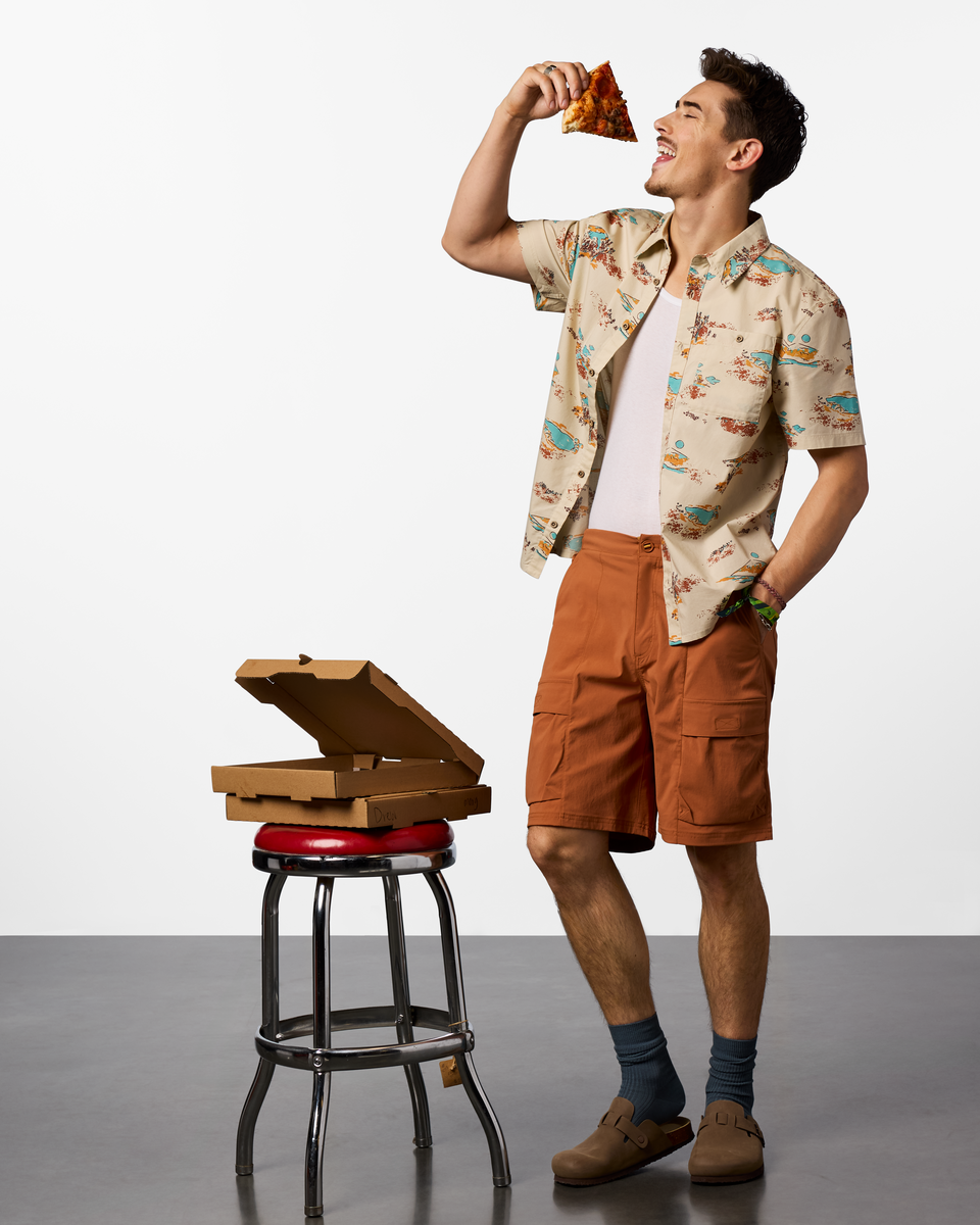 Estival Button Up Shirt - Print - Men's - Image 9