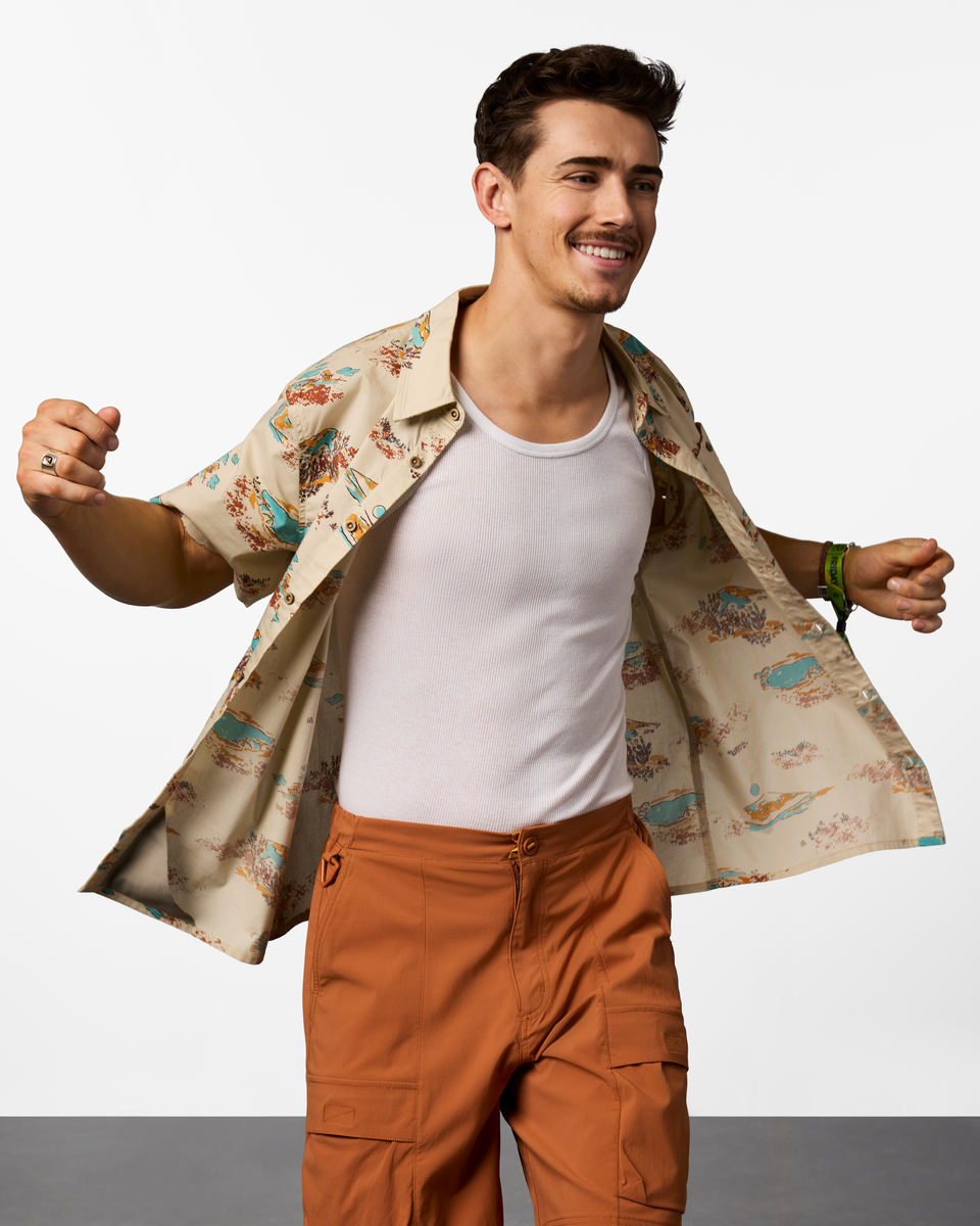 Estival Button Up Shirt - Print - Men's - Image 7