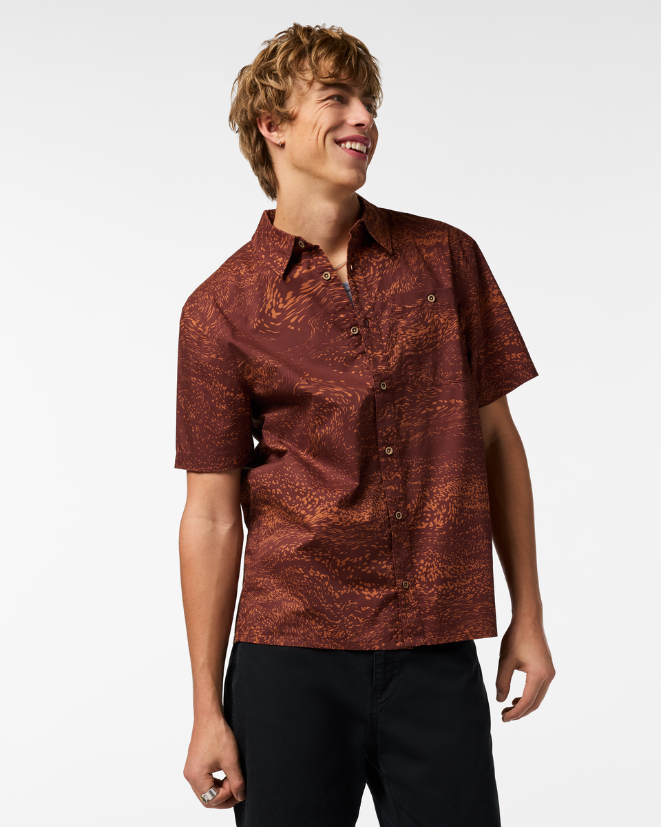 Estival Button Up Shirt - Print - Men's - Image 17