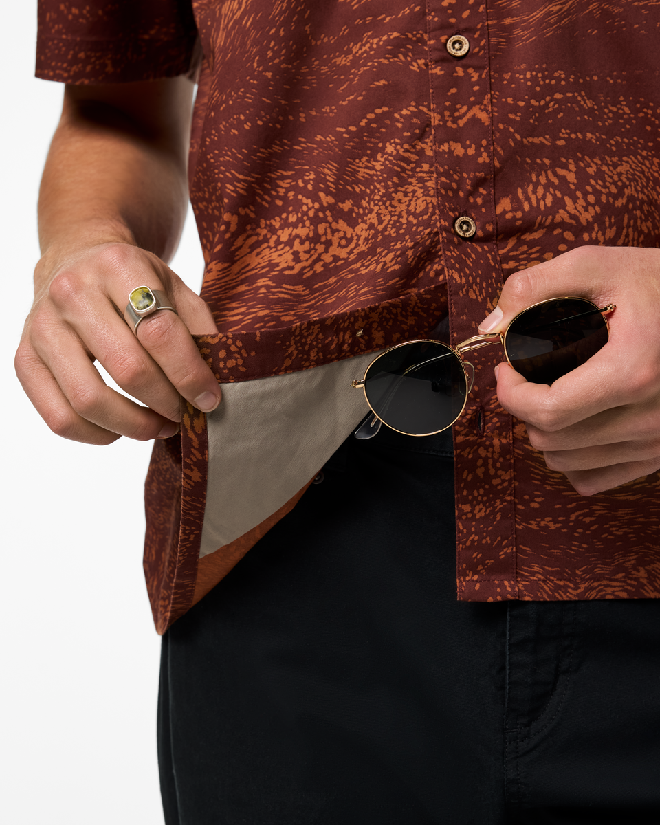 Estival Button Up Shirt - Print - Men's - Image 21