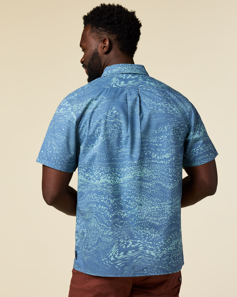 Estival Button Up Shirt - Print - Men's - Image 25