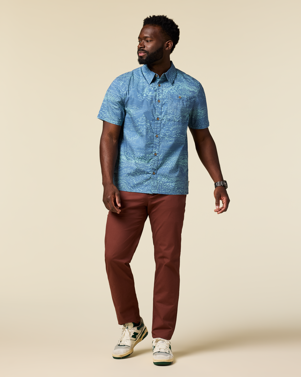 Estival Button Up Shirt - Print - Men's - Image 24