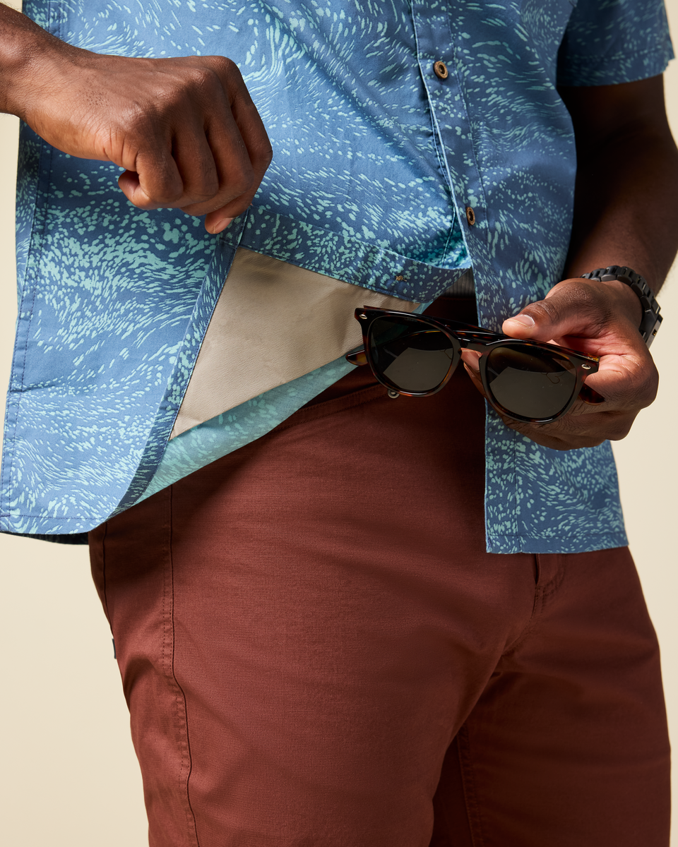 Estival Button Up Shirt - Print - Men's - Image 27