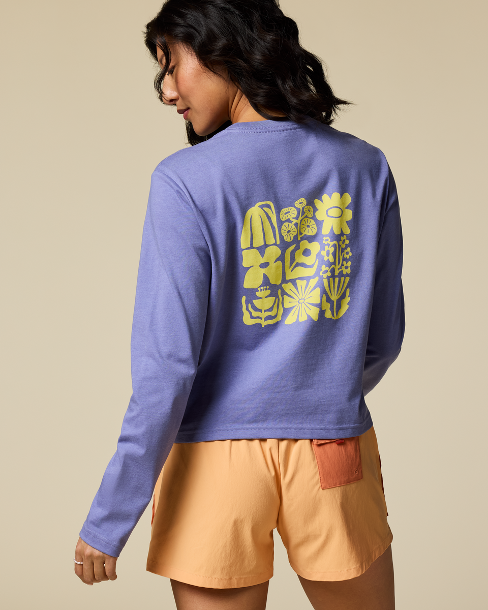 Alternative view of Flower Patch Long-Sleeve T-Shirt - Women's